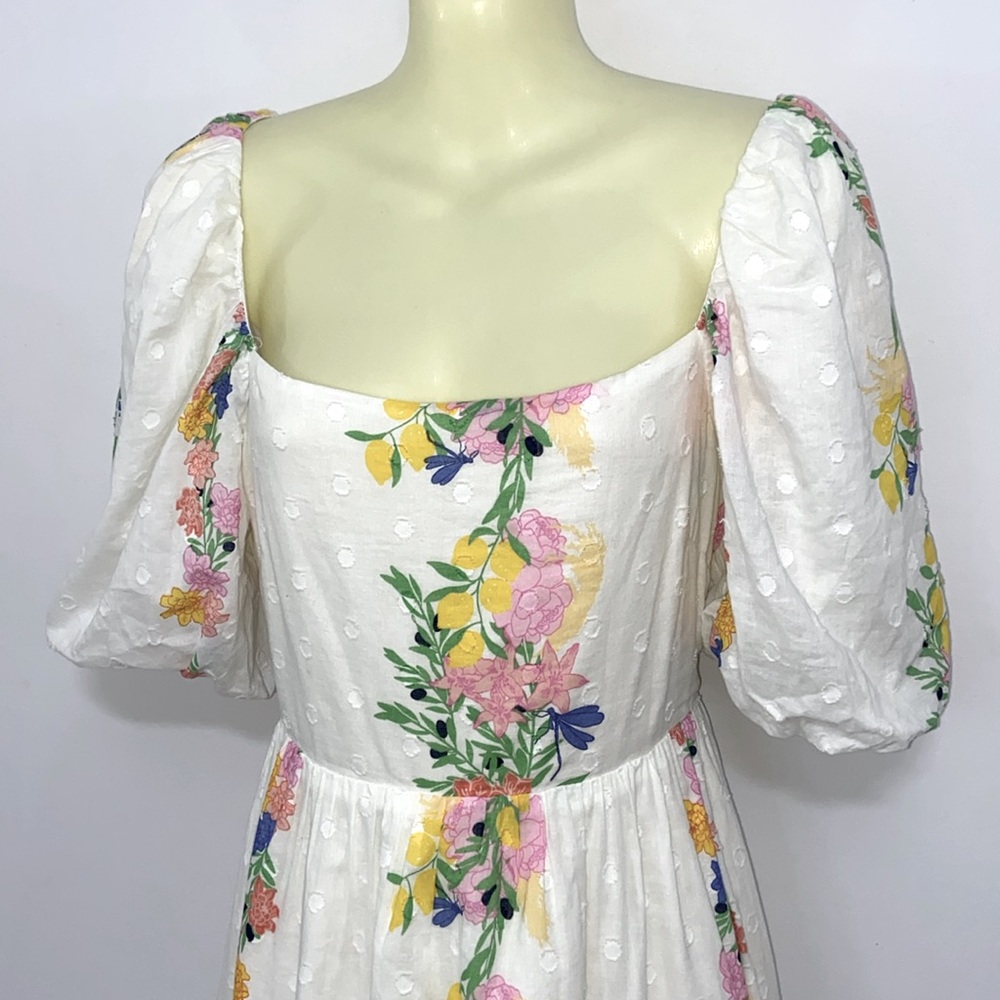 Never Fully Dressed White and Pink Maxi Dress - Picture 2 of 8
